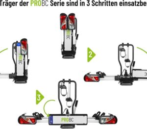 Eufab ProBC2+Fahrradträger für große Heckklappen – Bild 9