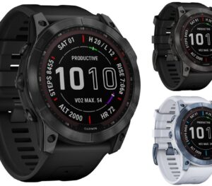 Garmin Fenix 7S SAPPHIRE SOLAR - GPS Multisport Smartwatch – Bild 1
